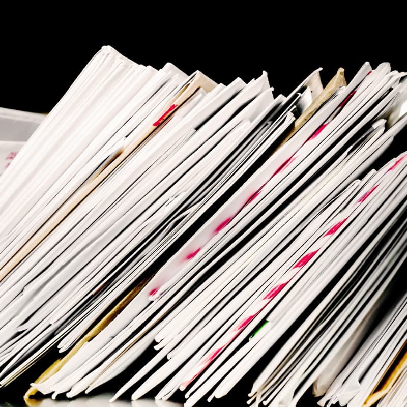 pile of mail